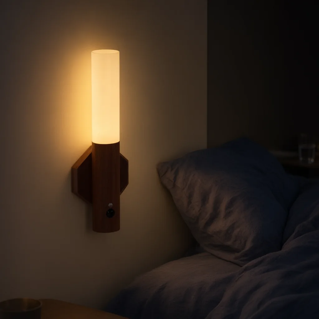 Walnut Motion Wall Light